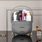 Resim House By Uyumlu House Çekmeceli Makyaj Kozmetik Düzenleyici Organizer Gri Parça 