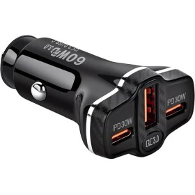Resim Polham Süper Hızlı 78W 1xusb ve 2x Pd Type-C Araç Şarj Cihazı, 12/24V Çakmaklık Akım ve Isı Korumalı 