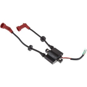 Resim Yamaha F9.9-25hp Dıştan Takma Motorlar İçin Deniz Motoru Ateşleme Bobini Siyah Kırmızı 