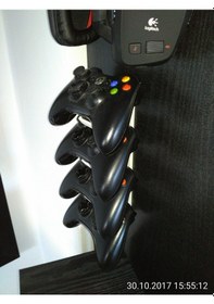 Resim Opencart 4x Xbox 360 Denetleyici Duvara Montaj Sadece Plastik Aparattır 