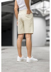 Resim Kite Regular Fit Cepli Kapri Şort - Bej Bej 
