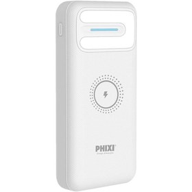 Resim Phixi Basic PW22 20000mAh 10W Wireless 2 Usb Port Lcd Göstergeli Powerbank 