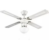 Resim GoodHome Colours Lari Tavan Vantilatörü 107 cm Beyaz Kanat 