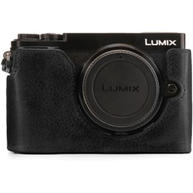 Resim MegaGear Panasonic Lumix Dc-gx9 (tek Dip) Hakiki Deri Fotoğraf Makinesi Kılıfı 