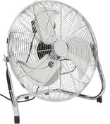 Resim Binbirreyon Yer Tipi Krom Vantilatör 3 Kademeli 110w Çelik Kanat 45cm Nc015 