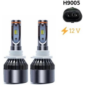 Resim Led Far Ampulü Çift Renk Sarı Beyaz 9005-36W-4800Lm-12V Laam490 