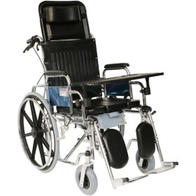 Resim POYLİN P615 Banyo Tuvalet Tekerlekli Sandalye 