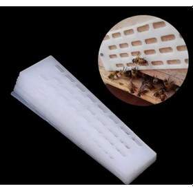 Resim Shineyee Arı Kraliçe Kaçma Engeli - 10 Adet Beyaz Çok Fonksiyonlu Arı Kovanı Aracı 