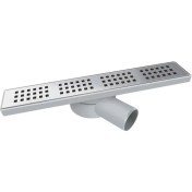 Resim Mesa Teknik Ø50 Draingate Duş Kanalı Seramik Seviyeli Pp Gövde 360° Dönerli Yandan Çıkışlı 40 cm 