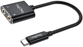 Resim Type-C Ses Kartı 3.5mm Kulaklık ve Mikrofon Girişli 