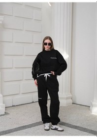 Resim Fonna Fashion Esf-2304 Bayan Eşofman Takım Siyah 
