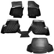 Resim Vw Jetta 3D Havuzlu Paspas + 3D Bagaj Havuzu 2005-2010 Arası N11.20783 