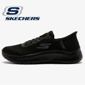 Resim Kids Club Shoes Skechers Go Walk Fles Slip-İns 124975TK Günlük Kadın Spor Ayakkabı SİYAH 