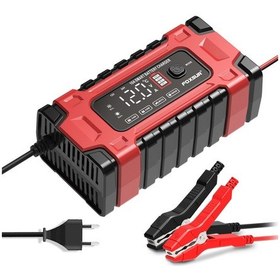 Resim Foxsur Otomatik Pil Şarj Aletleri 12v/10a 24v/5a Akıllı K21611eu Eu Plug 