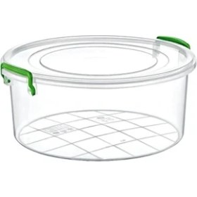 Resim TE Dükkan Yuvarlak Saklama Kutusu 4 Litre 