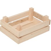 Resim İahşap Meyve Kasası Dekoratif Meyve Sandığı 15X20 Cm-Kaverengi 