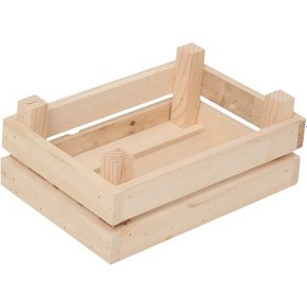 Resim İahşap Meyve Kasası Dekoratif Meyve Sandığı 15X20 Cm-Kaverengi 