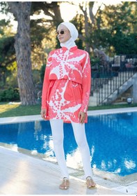 Resim Mayovera Tesettür Mayo - Dinamik Ahtapot 2 Narçiçeği 