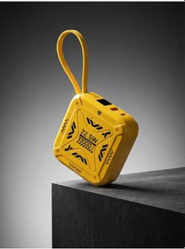 Resim Bloompicks Dahili Kablolu 10000mah 20w Hızlı Şarj Powerbank Type-c & Apple Uyumlu iPhone Led Ekranlı Sarı 