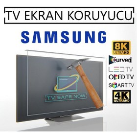 Resim TVSAFENOW Samsung Uyumlu 50q60t 50'' İnç 127 Ekran Samsung Uyumlu TV Ekran Koruyucu 
