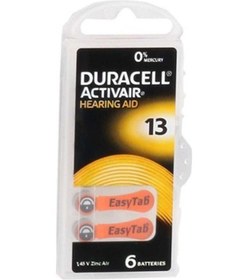 Resim Duracell Numara Kulaklık Pili 6'lı Paket 