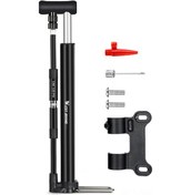 Resim Batı Bisikleti 120psı Basınç Ölçerli Bisiklet Pompası, Bisiklet Lastiği Şişirici, Bisiklet Aksesuarları Bisiklet Pompası 