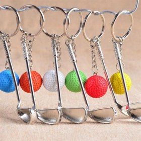 Resim Ayder Timya Gerçekçi Golf Tasarımlı Şık Anahtarlık Kolye Çanta Süsü Golf Keychain (Timya/Go1395) 206635 