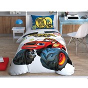 Resim Taç Lisanslı Nevresim Takımı Tek Kişilik Blaze Road Rescue 