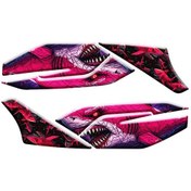 Resim Honda Pcx 2021 - 2024 Uyumlu Yan Ayak Pad 012 Pembe 