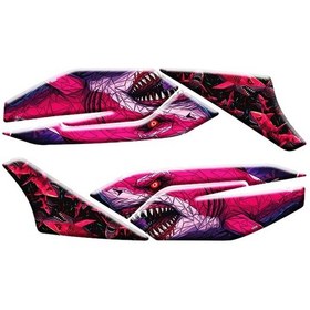 Resim Honda Pcx 2021 - 2024 Uyumlu Yan Ayak Pad 012 Pembe 