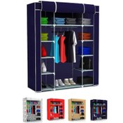 Resim Arvenlive Çelik Profilli Bez Dolap, Kumaş Gardırop, 9 Farklı Renk 