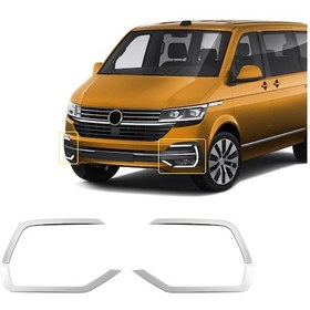 Resim Nova Krom Vw Transporter T6.1 Krom Sis Farı Çerçevesi 4 Prç. 2020 Üzeri 