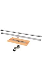 Resim Galata x Duş Kanalı Yandan Çıkışlı 80 cm Mat Satine 