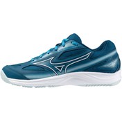 Resim Mizuno Breakshot 4 AC Unisex Tenis Ayakkabısı Mavi 