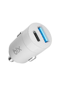Resim Bix 65w Type-c Pd 3.0 Ve Usb-a Çift Portlu Araç İçi Hızlı Şarj Cihazı Beyaz 