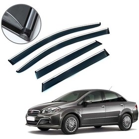 Resim Fiat Linea Krom Çıtalı Cam Rüzgarlığı 2007 Sonrası 