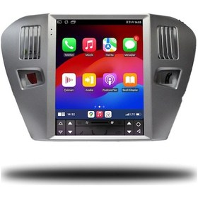 Resim Citroen C-elysee Gri Tesla 2012/2021 4gb Ram 32gb Hafıza Carplay Android 9,7 İnç Multimedya 9.7'' 