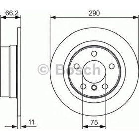 Resim Bosch Fren Diski Arka 5D 302Mm F20 F21 11 