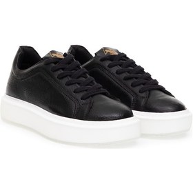 Resim U.S. Polo Assn. Kadın Siyah Spor Ayakkabı 50314617-VR046 