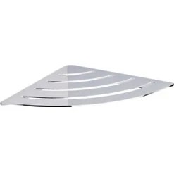 Resim Banyo Krom Duş Rafı Krom Renk 30X210X210 Mm 
