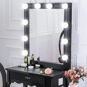 Resim Profesyonel Makyaj Işığı – 10 LED Ampul, USB 