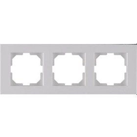 Resim Arvia Karen Beyaz Üçlü Çerçeve 