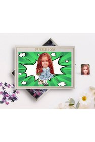 Resim Bk Gift Kişiye Özel Kız Çocuk Karikatürlü 1000 Parça Profesyonel Puzzle-16 