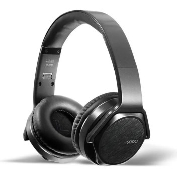 Carrier,sodo Sd-1003 Kablosuz Kulaklık 3eq Bluetooth Uyumlu 5.0 Kulaklıklar Kulak Üstü Katlanabilir Hifi Stereo Kulaklık Desteği Tf/fm