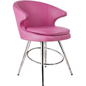 Resim Bubuhome Koket 812 Pembe Misafir Bekleme Koltuğu 