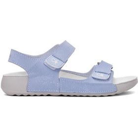 Resim Benetton BN-1419 Filet Erkek Çocuk Düz Sandalet Mavi 