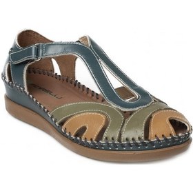 Resim Forelli 22521z Sally Comfort Lacivert Kadın Sandalet Lacivert 