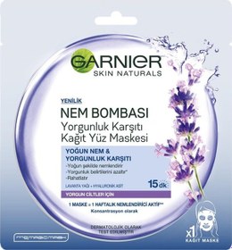 Resim Garnier Nem Karşıtı Kağıt Maskesi 