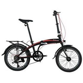 Resim Bisan FX 3500-TRN-23 32 CM 20 Jant Siyah-Kırmızı Katlanabilir Bisiklet 