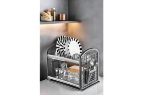 Resim Open Home Concept Çok Foksiyonluk Çift Katlı Tabaklık & Bulaşık Kurutmalık 